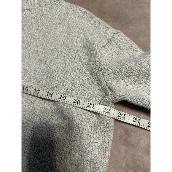 American Eagle Cropped Mock Turtleneck Sweater Women's Size Medium Neutral - Picture 7 of 7